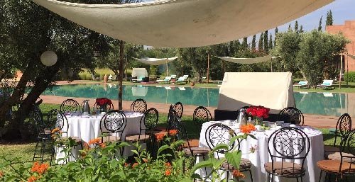Almuerzo de la piscina