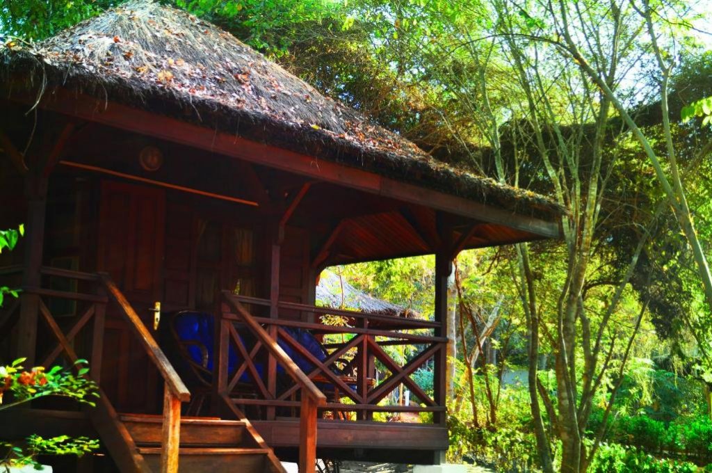 Bungalow med uteplass