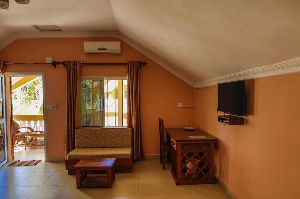 חדר טריפל (ל-3 אנשים) עם נוף לגן