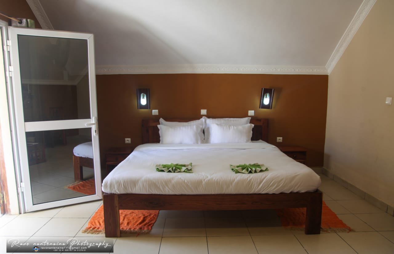 חדר זוגי עם נוף לגן