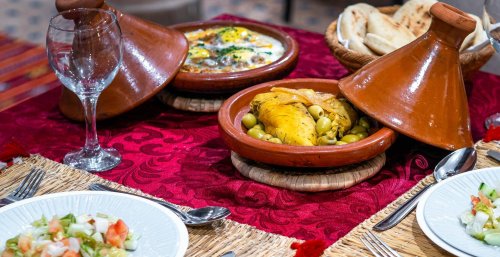 Dinner at the riad - 1