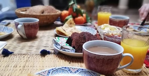 Breakfast at the Riad