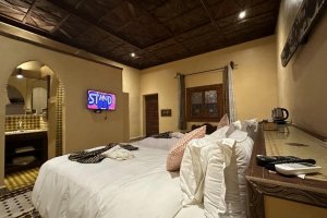 Dvoulůžkový pokoj s oddělenými postelemi a vlastní koupelnou