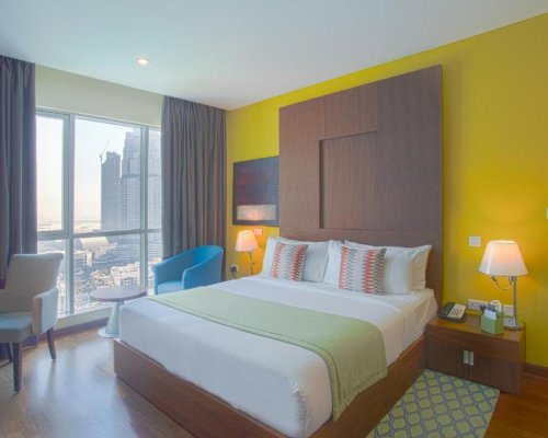 1 Bedroom, King, Burj Khalifa/Fountain View, Non-Smoking