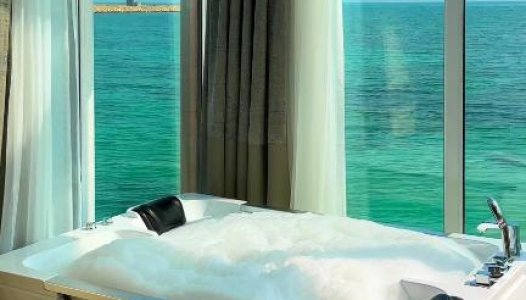 One Bedroom Water Villa with Ocean View Pool