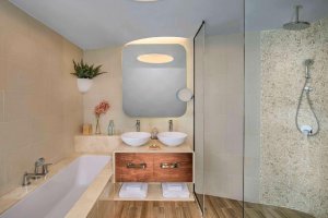 Penthouse King Suite with Rooftop Terrace and Palm Sea View - Club Lounge/Beach Access