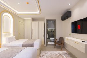 ห้องดีลักซ์สำหรับครอบครัวพร้อมวิวปิรามิด